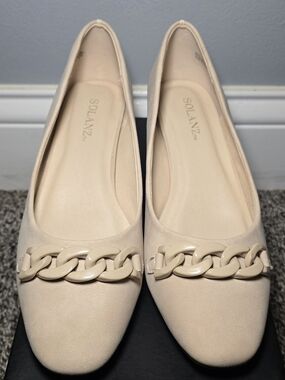 Solanz Jackie Beige Heels